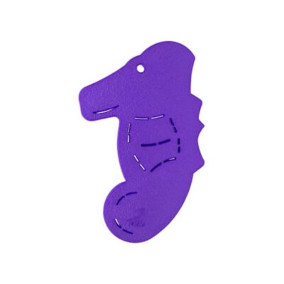 Tabla Lúdica de Natación Leisis Caballito de Mar Termoconformado Morado 39x25x2,6 cm